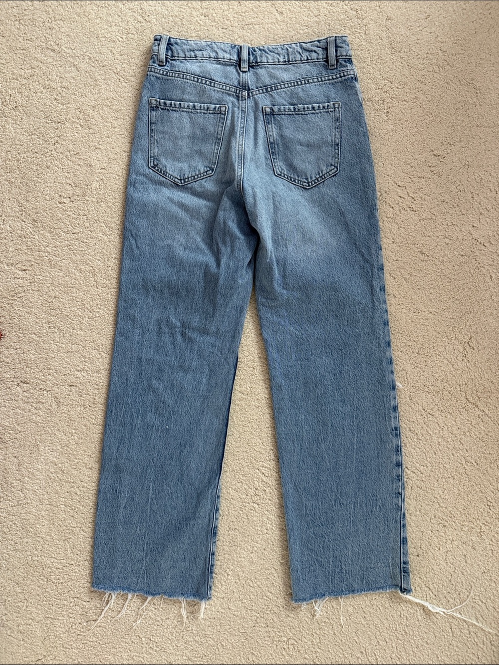 Garage Women’s High-Rise Distressed Straight-Leg Jeans — Light Blue - Picture 5 of 5
